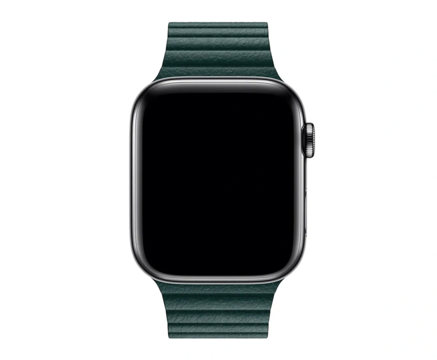 Ремінець Apple Forest Green Leather Loop Medium (MTH72) для Apple Watch 44/45/46/49mm
